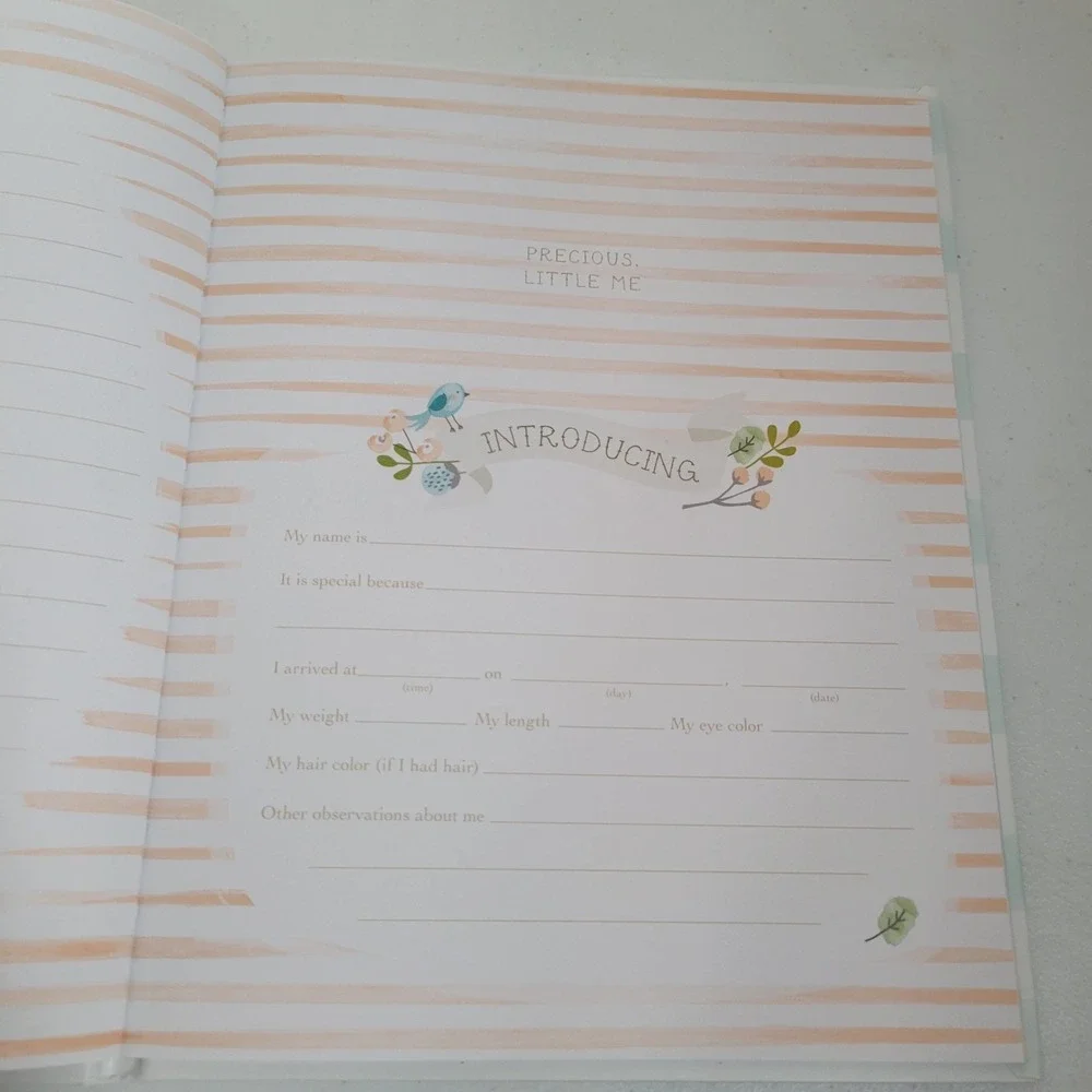 Stepping Stones‎ Memory Book Baby's First Year Forest Animals Record Book 0533